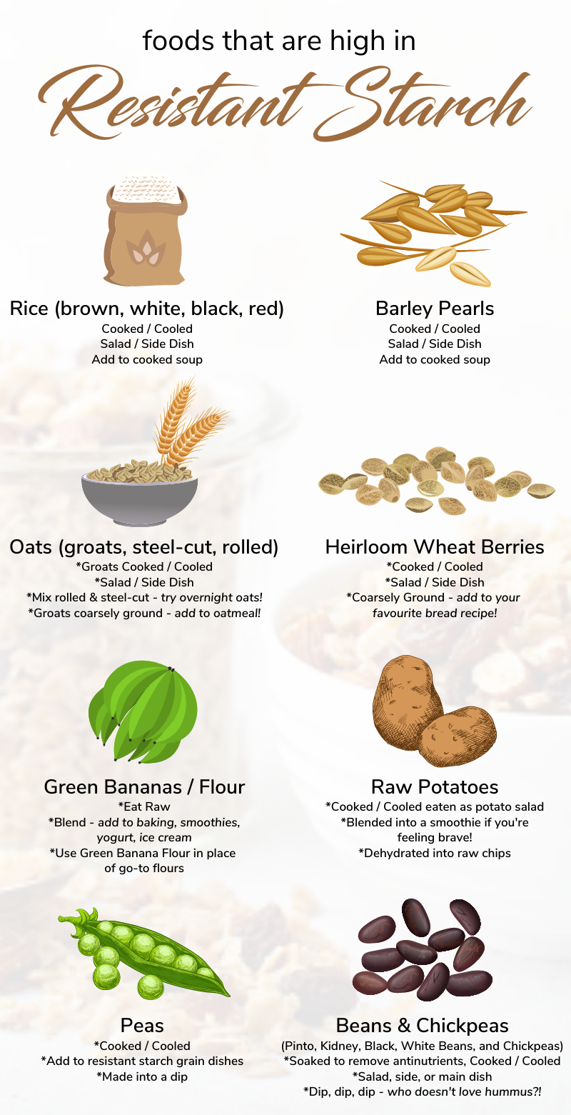 list of food that are high in resistant starch
