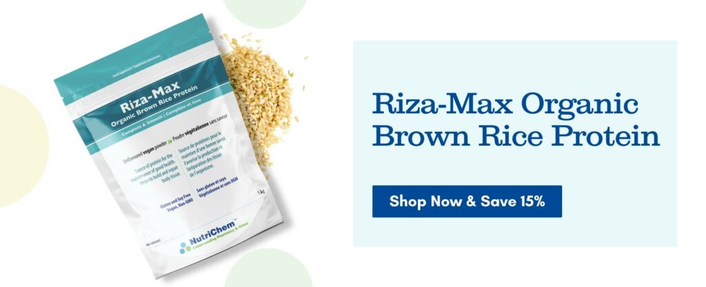 Riza-Max Organic Brown Rice Protein discount banner