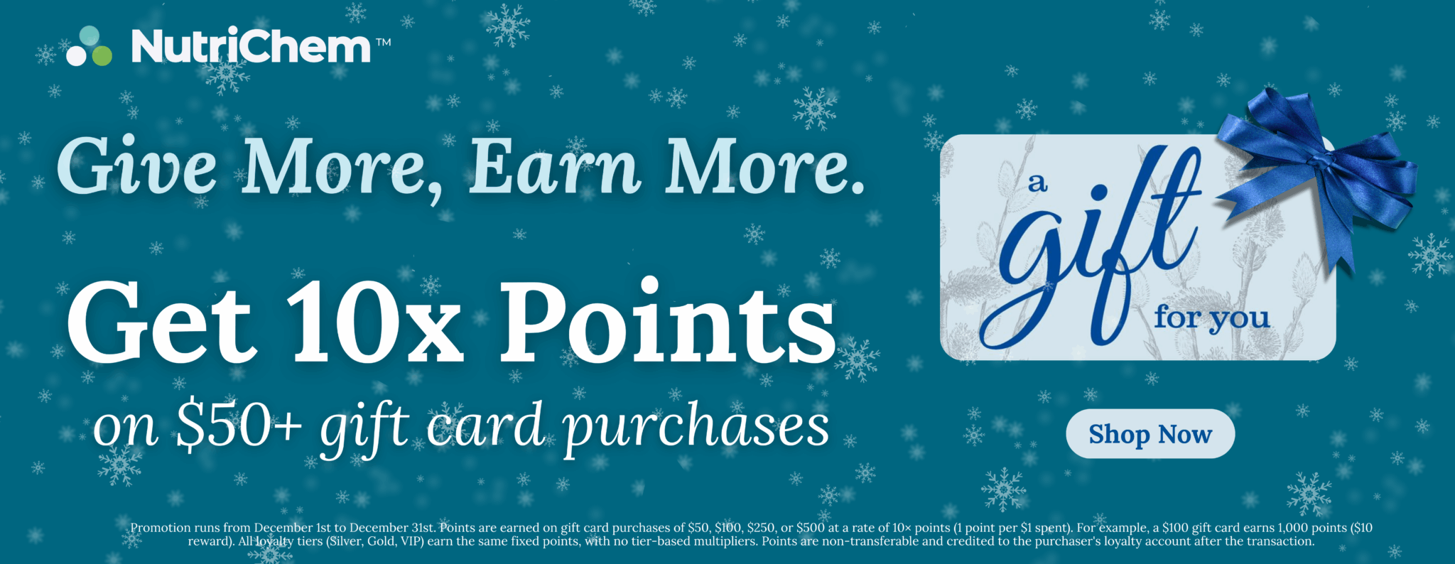 Gift Card Promo Web Banner