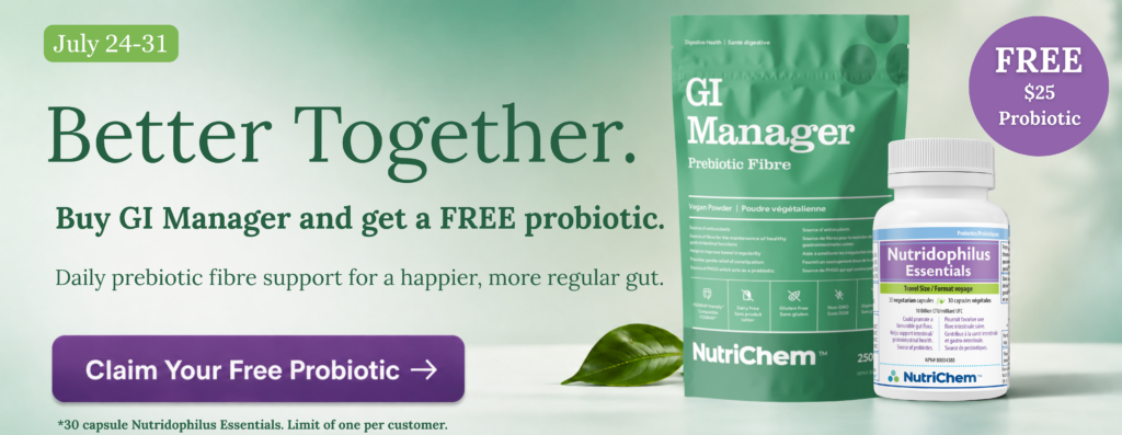 Buy GI Manager, get a FREE probiotic